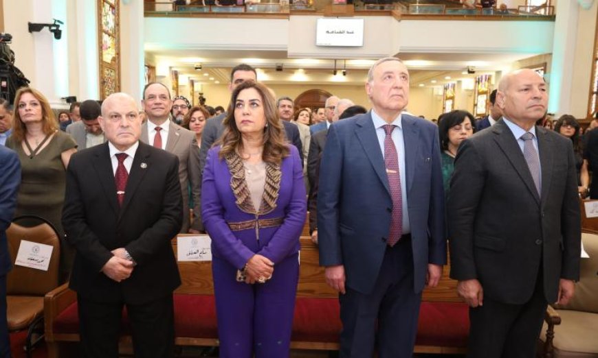 رئيس النيابة الإدارية يشارك في احتفالات الطائفة الإنجيلية بمصر بمناسبة عيد القيامة