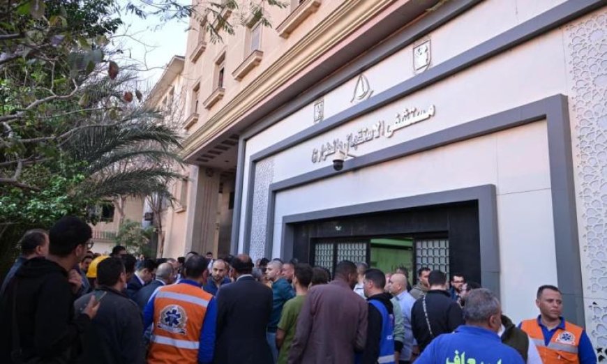 إخماد حريق صغير في وحدة التكييف المركزي بمستشفى قصر العيني بنجاح