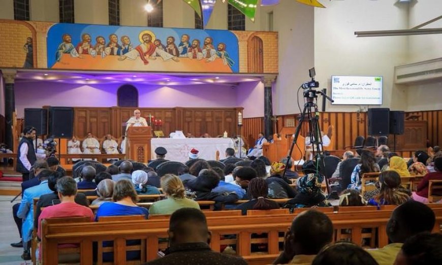 الكنيسة الأسقفية تحتفل بعيد القيامة المجيد في كاتدرائية جميع القديسين بالزمالك