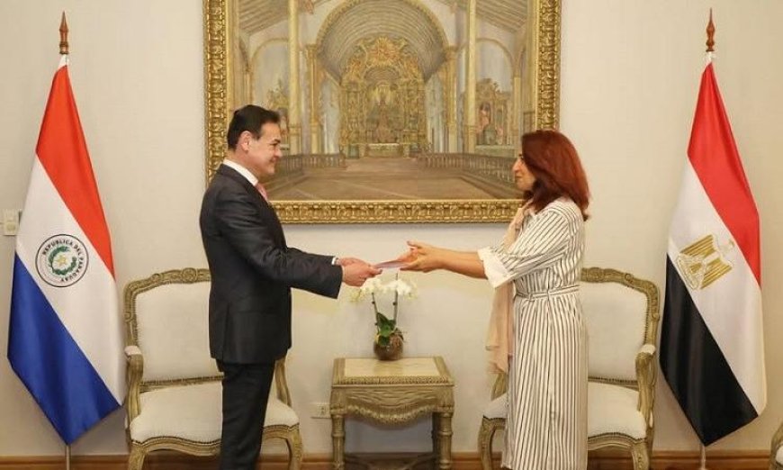 سفيرة مصر تناقش مع وزير خارجية باراجواي تعزيز التعاون الثنائي