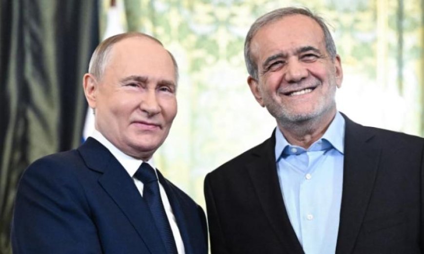 بوتين يعبر عن استعداد موسكو لدعم الحلول السياسية والدبلوماسية مع بزشكيان