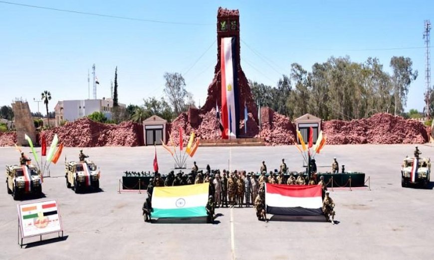 التدريب المصري الهندي المشترك إعصار-4 يبدأ فعالياته تحت إشراف المتحدث العسكري