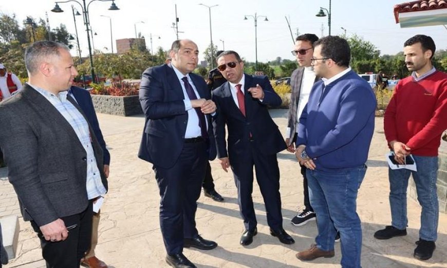 محافظ المنوفية يجري جولة تفقدية لحدائق وميادين المحافظة استعدادا لاحتفالات شم النسيم