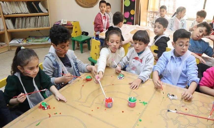 مكتبة مصر العامة بدمنهور تحتفل بشم النسيم من خلال فعاليات ترفيهية ممتعة