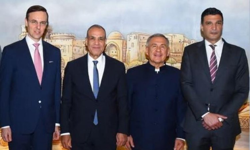 وزير الخارجية يجتمع مع رئيس جمهورية تتارستان لتعزيز أوجه التعاون الثنائي