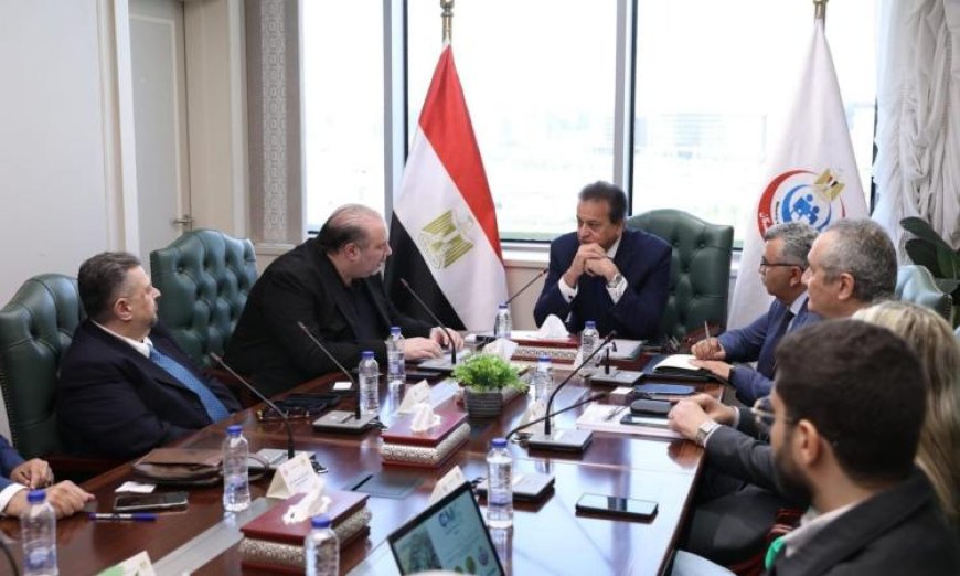 وزير الصحة يتعاون مع إنفينشور لإنشاء المدينة الطبية في العاصمة الجديدة