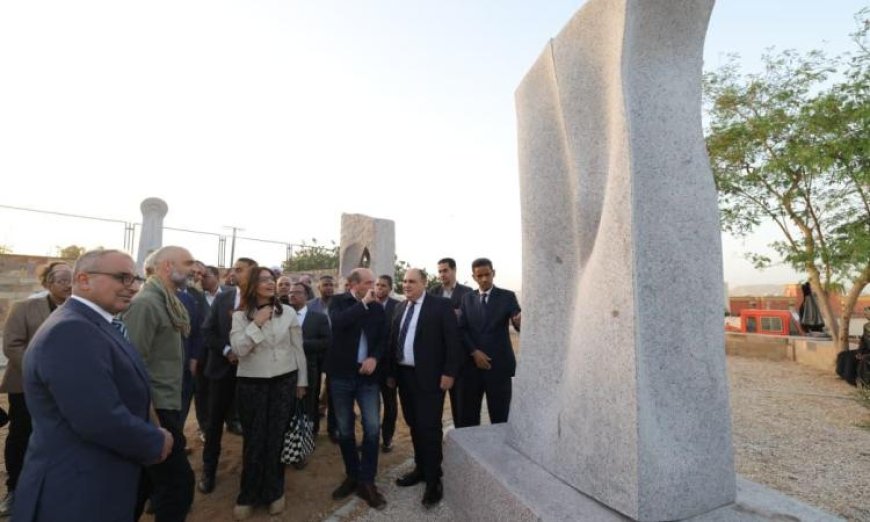 تجديد عرض 3 أعمال فنية مذهلة من سمبوزيوم أسوان في ميادين السويس