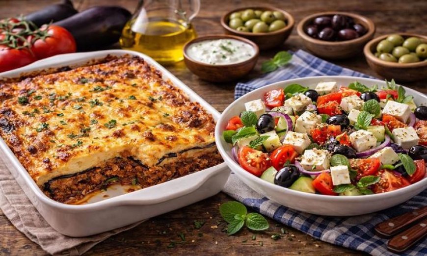 استمتع بجولة في المطبخ اليوناني مع أشهر الوصفات وكيفية تحضيرها في المنزل