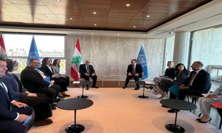 نواف سلام يشيد بدعم اليونسكو للبنان ويؤكد أهمية تفعيل خطة الطوارئ