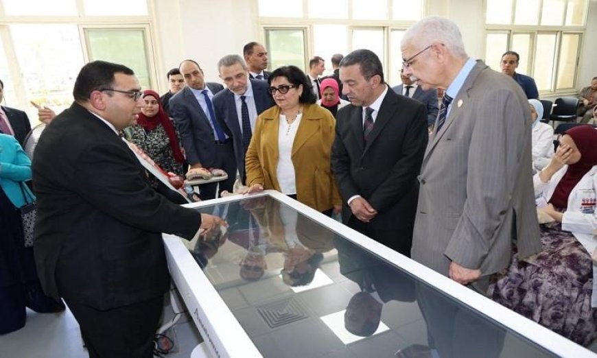 افتتاح المستشفى البيطري بالجامعة الأهلية في المنوفية بحضور المحافظ ورئيس الجامعة