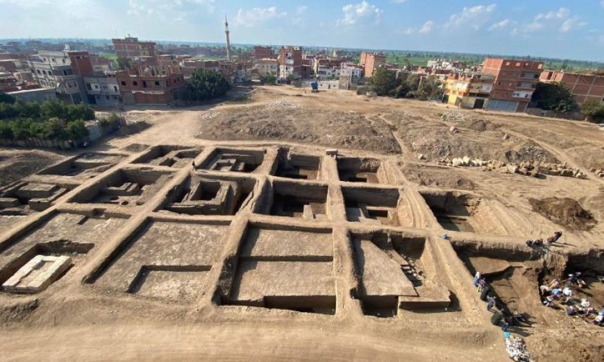 اكتشاف تمثال ضخم في تل فرعون بالشرقية يكشف أسرار الحضارة القديمة