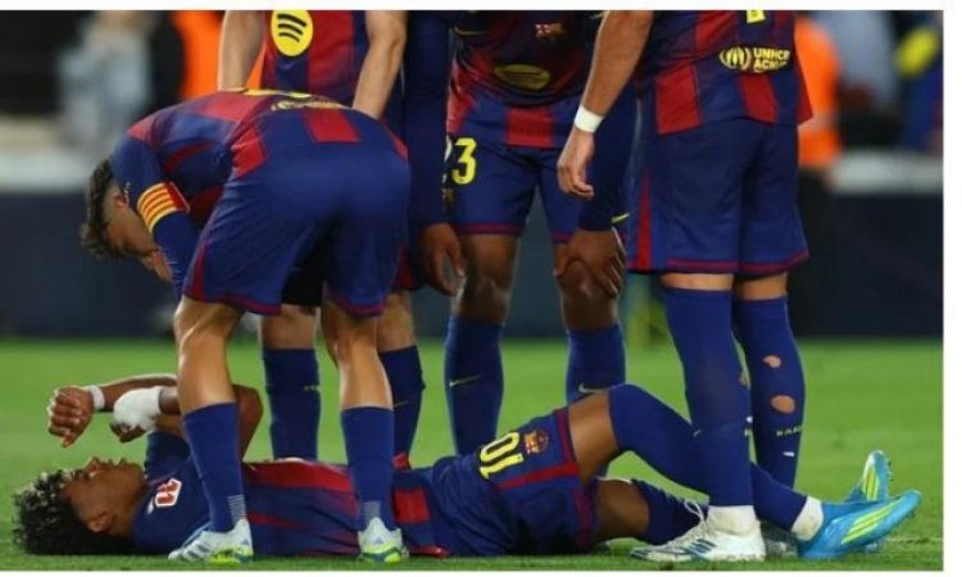 برشلونة يكشف تفاصيل إصابة لامين يامال ومدى تأثيرها على موسم الفريق