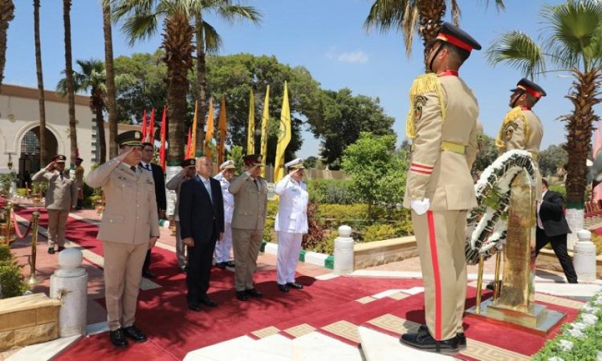 محافظ القاهرة يكرم شهداء المنطقة العسكرية بالخفير بوضع إكليل من الزهور على قبورهم