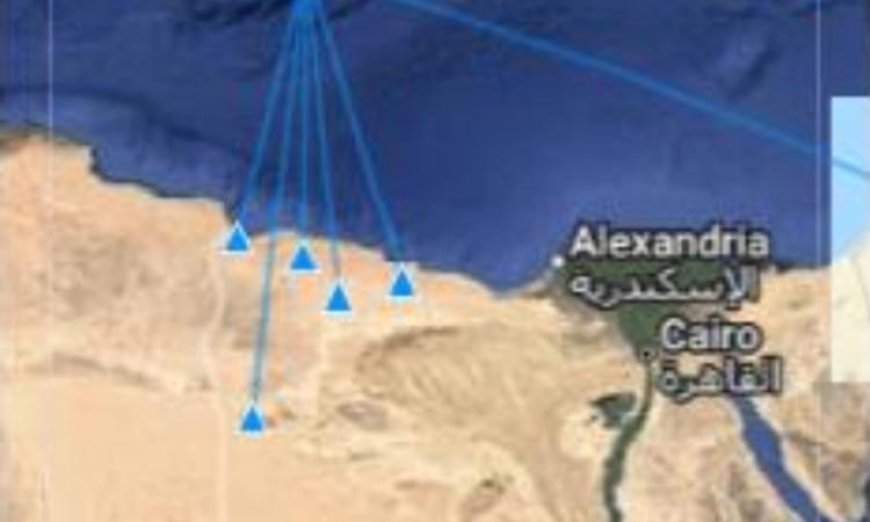 هزة أرضية بقوة 5 درجات شمال مرسي مطروح على بعد 407 كيلومترات