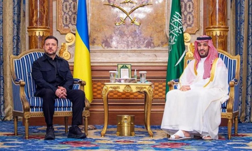 ولي العهد السعودي يناقش مع رئيس أوكرانيا مستجدات الأوضاع في الشرق الأوسط