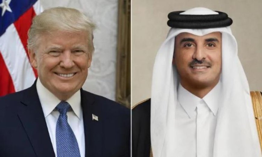 أمير قطر والرئيس الأمريكي يناقشان مستجدات اتفاق وقف إطلاق النار عبر الهاتف