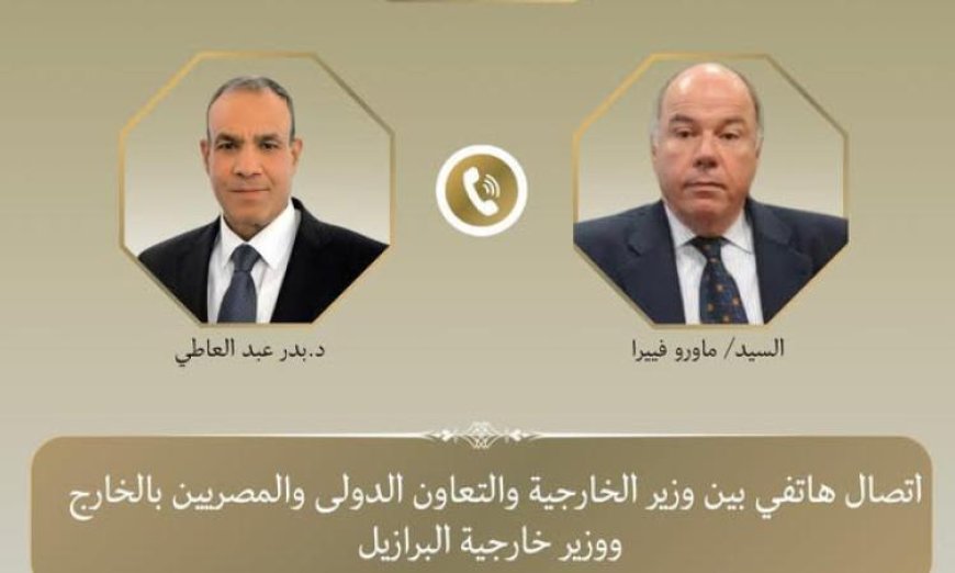 وزير الخارجية يعقد محادثات مع نظيره البرازيلي لتوسيع فرص تصدير المنتجات المصرية إلى البرازيل