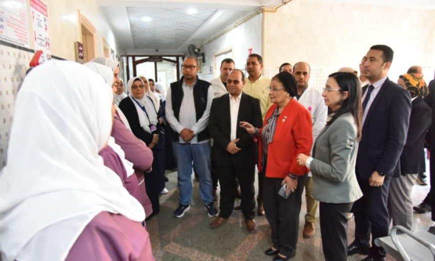 نائب وزير الصحة تتابع تطوير المنشآت الصحية في محافظة البحيرة وتعقد اجتماعات موسعة