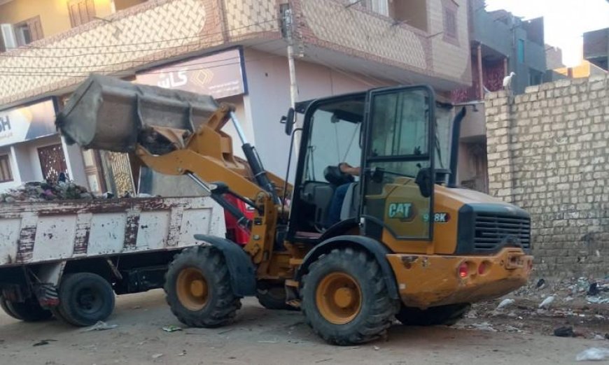 حملات نظافة شاملة ورفع الإشغالات في مركز إطسا ومركز يوسف الصديق