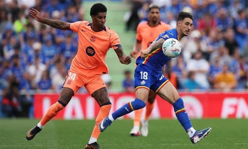 برشلونة يواصل تألقه بالفوز على خيتافي 2-0 ويصبح قريباً من لقب الدوري الإسباني