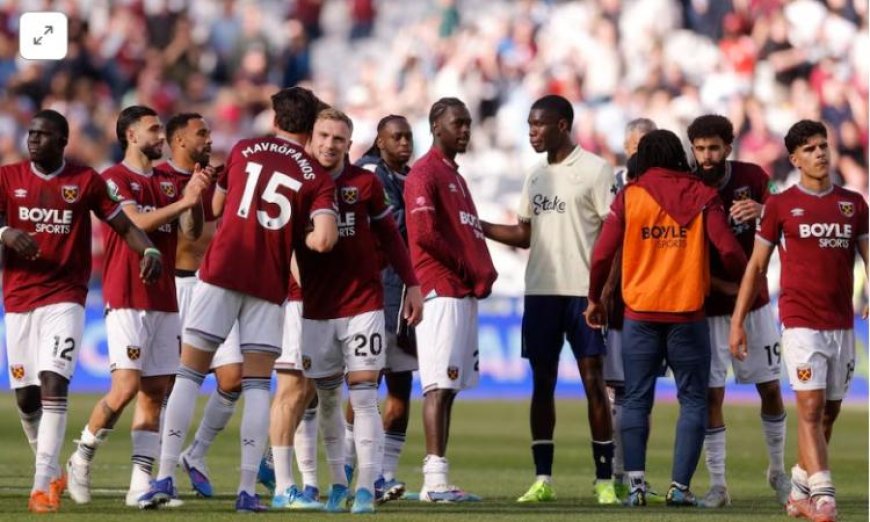 وست هام ينتزع فوزا مثيرا من إيفرتون ويعزز آماله في البقاء بدوري الإنجليزي الممتاز