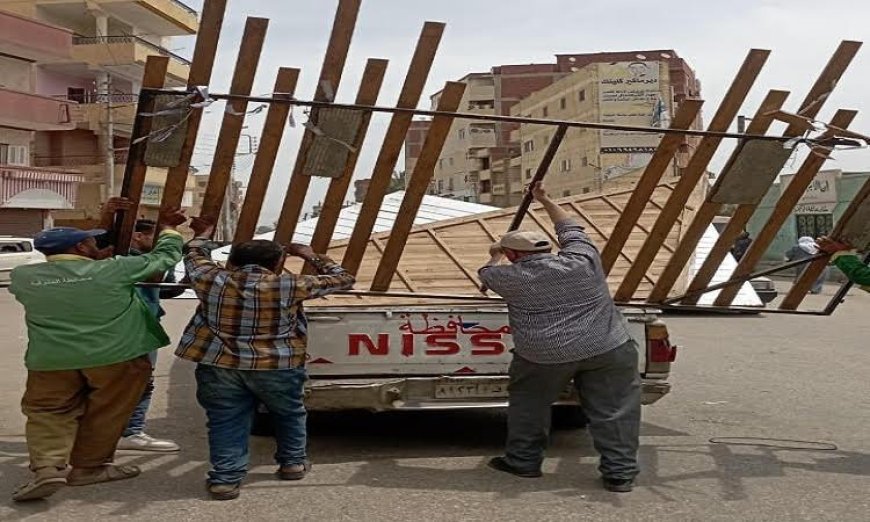 زيادة الحملات المكثفة في المنوفية تؤدي إلى تحرير 54 محضر إشغال وإزالة فورية