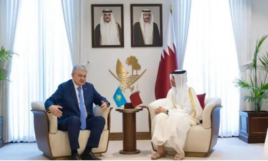 وزير الخارجية القطري وكازاخستاني يتبادلان الآراء بشأن الأوضاع الإقليمية وخفض التوترات