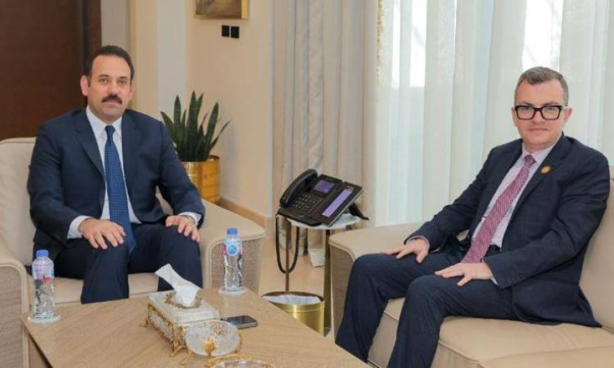 رستم يستعرض آفاق التعاون مع المدير التنفيذي لجهاز مستقبل مصر للتنمية المستدامة