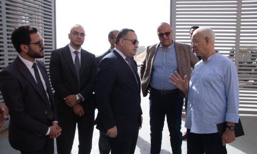 وزير التعليم العالي يزور الحرم الجامعي الجديد لجامعة سنجور في برج العرب