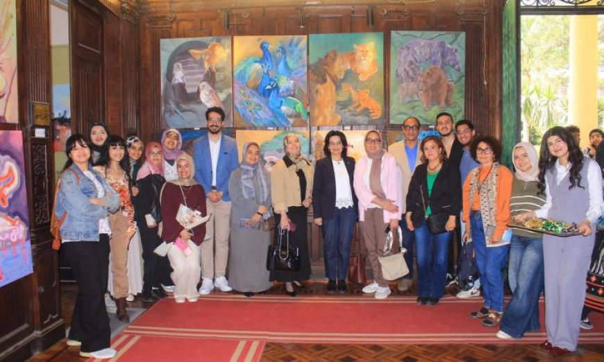 إبداعات فنية مدهشة لطلاب الفرقة الثالثة في فنون الإسكندرية مستوحاة من النزهة