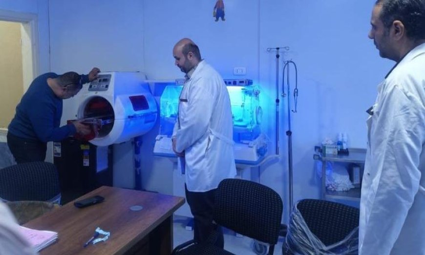 مدير عام الطب العلاجي يطلع على تقدم العمل في مستشفى جرجا العام