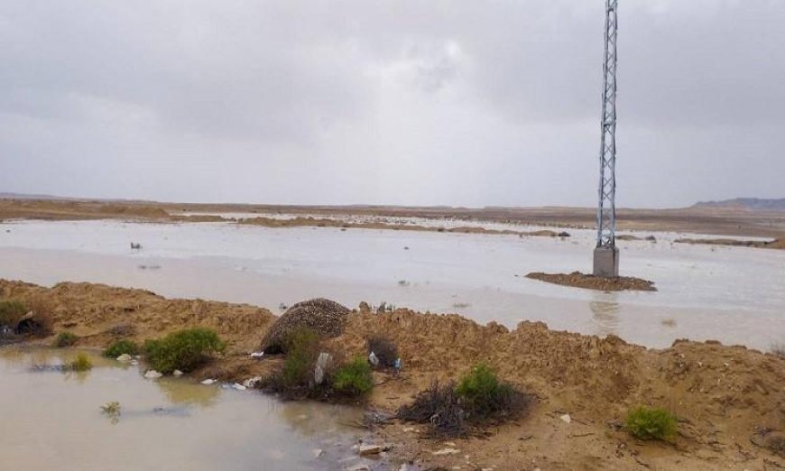 وزير الري يراقب تأثير السيول في شمال سيناء من خلال صور حصرية