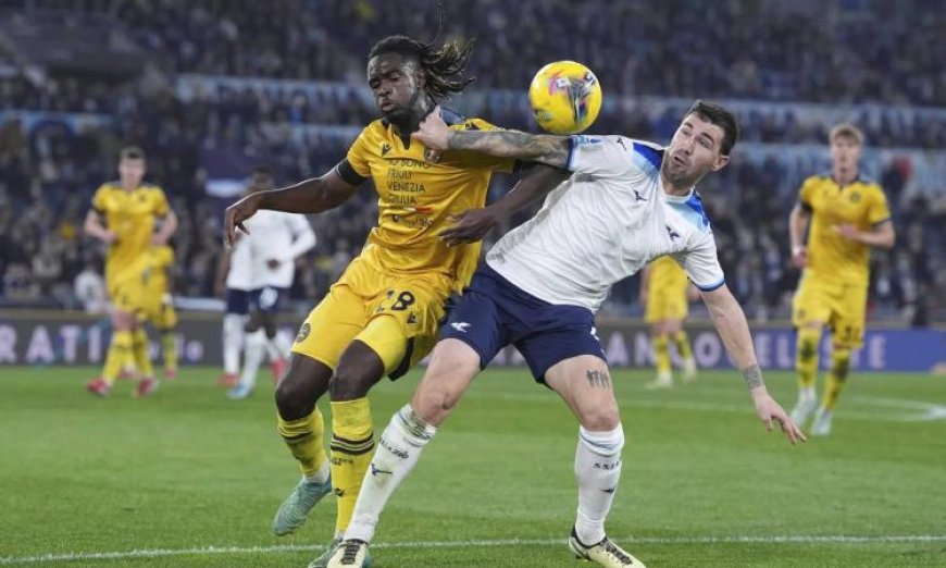 مواجهة مثيرة بين لاتسيو وأودينيزي الليلة في الدوري الإيطالي