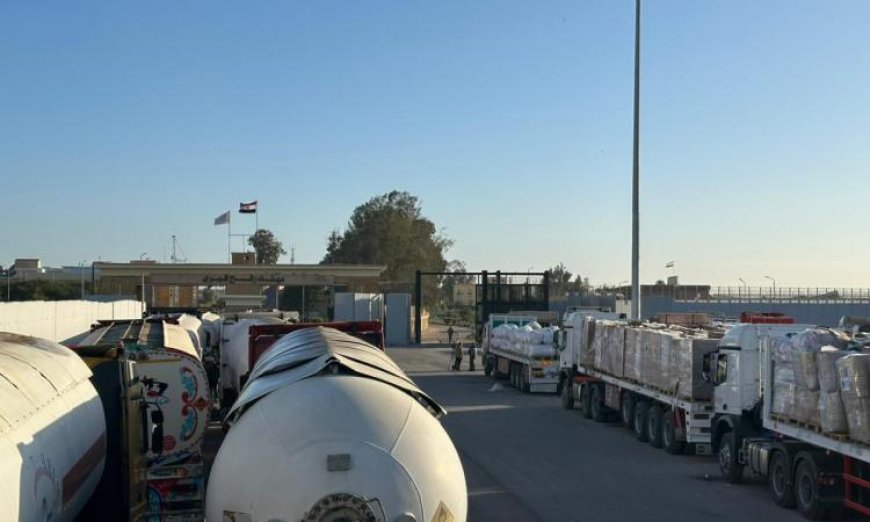 قافلة زاد العزة 184 تصل إلى غزة وتقدم الدعم للفلسطينيين