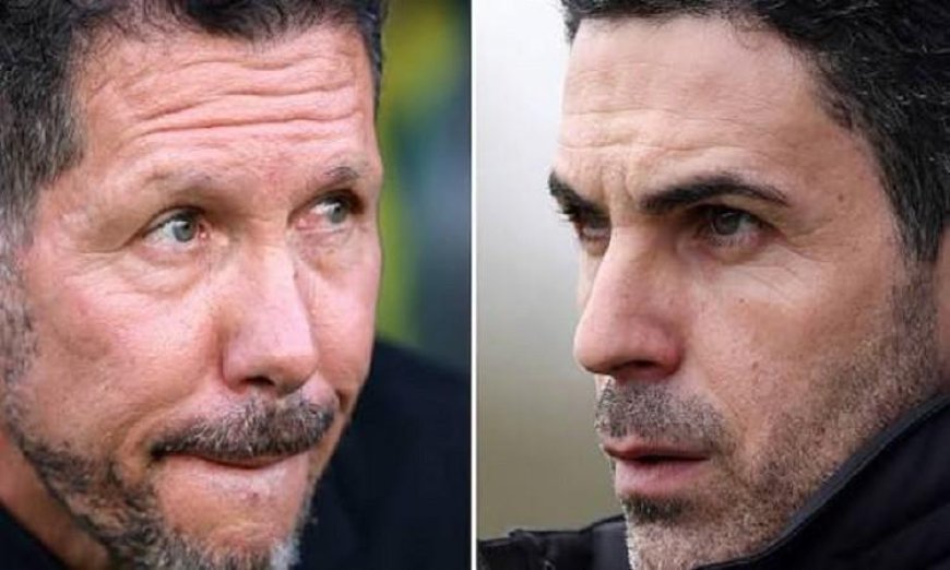 سيميوني يؤكد أن اللعب بشراسة هو مفتاح أتلتيكو مدريد للفوز على أرسنال