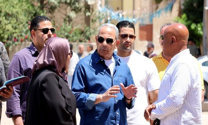 محافظ الإسماعيلية يقوم بجولة تفقدية في منطقة عمارات الكوكاكولا بحي ثالث