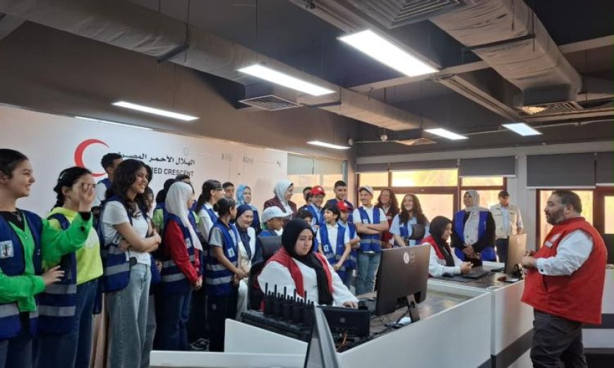 القومي للطفولة والأمومة ينظم زيارة مميزة إلى الهلال الأحمر المصري