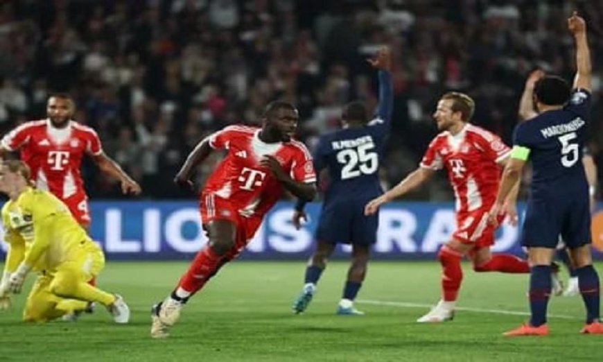 مهرجان الأهداف التاريخي في مباراة سان جيرمان وبايرن ميونيخ بدوري أبطال أوروبا