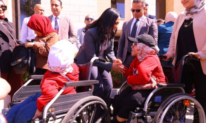 وزيرة التضامن تدشن توزيع الأجهزة التعويضية لطلاب الجامعات من ذوي الإعاقة لتعزيز inclusivity