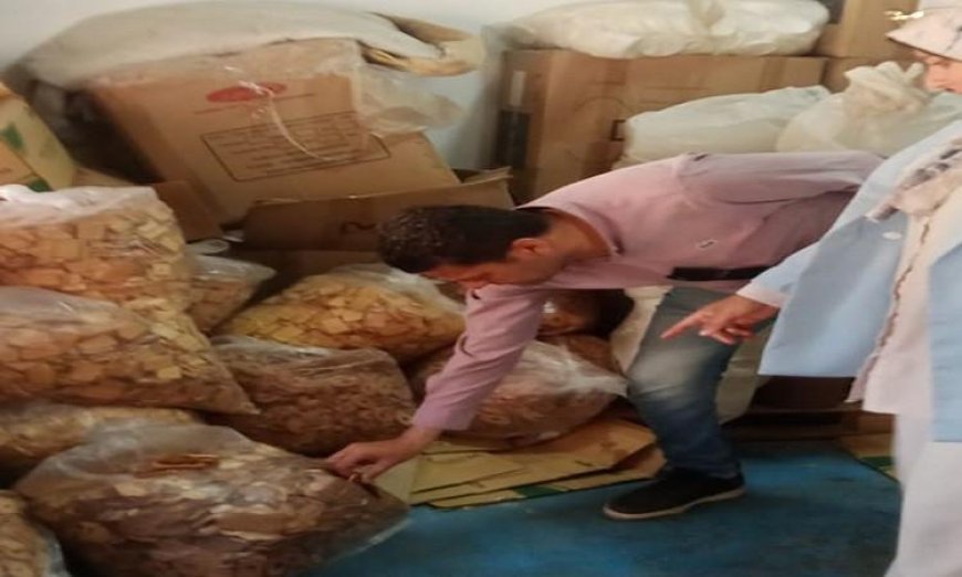 ضبط مصنع غير مرخص لانتاج الشوكولاتة من بقايا البسكويت في قويسنا