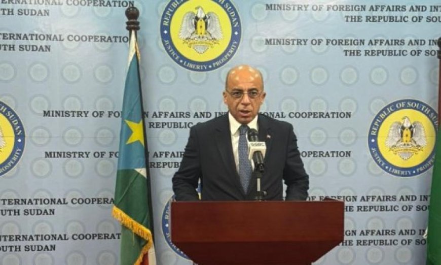 سفير مصر في جوبا يناقش تعزيز التعاون مع وزير الثروة الحيوانية في جنوب السودان