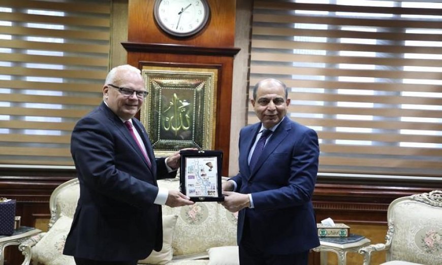 محافظ المنيا يلتقي سفير السويد لبحث سبل تعزيز التعاون المشترك