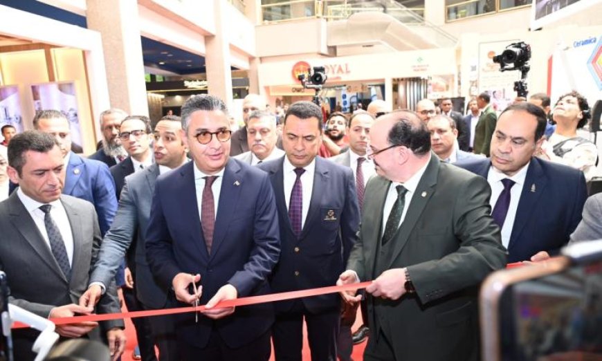 وزير التموين يطلق فعاليات الدورة الـ18 لمعرض سيراميكا ماركت وهوميكس