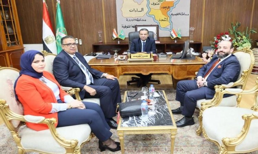 محافظ المنوفية وعميد معهد الأورام يتعاونان لتطوير الخدمات الطبية للمرضى وتحسين رعايتهم