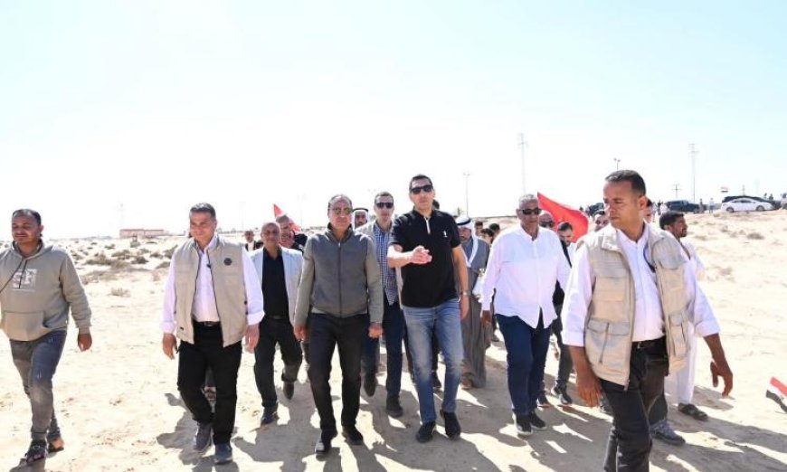 وزير الشباب يعاين مركز شباب الشهداء في شمال سيناء ويطالب بتعجيل التنفيذ