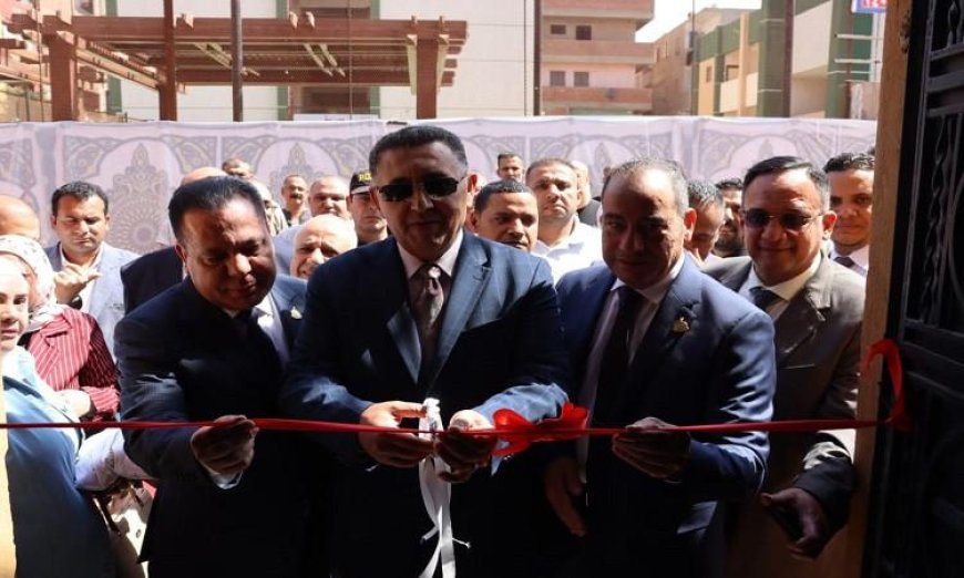 محافظ القليوبية يدشن تطوير المركز التكنولوجي في قرية ميت حلفا