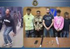 القبض على مجموعة من الأشخاص يرقصون ويستعرضون الأسلحة البيضاء في الجيزة