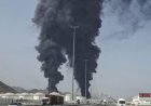 حريق مدمر في الفجيرة للصناعات البترولية نتيجة هجوم بطائرة مسيرة إيرانية