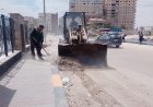 رفع 1400 طن من المخلفات الصلبة في طريق اللبيني ناهيا بمحافظة الجيزة