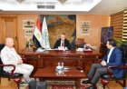 محافظ الفيوم يلتقي وفدًا ألمانيًا لمناقشة إقامة مصنع جديد لضفائر السيارات